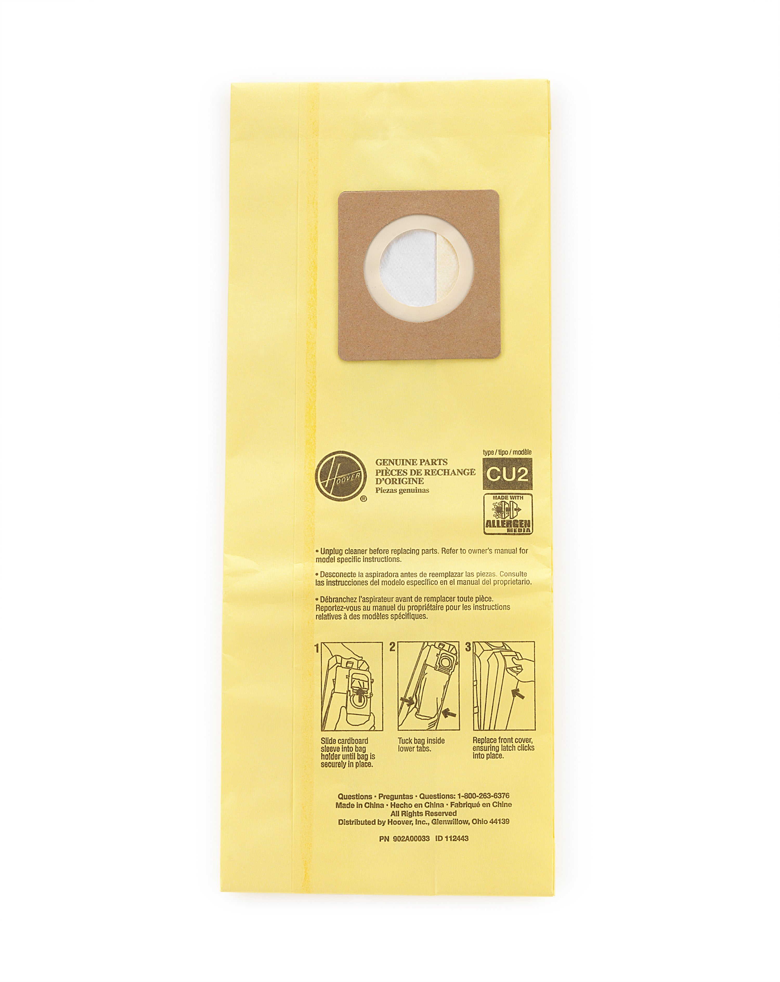Allergen Filtration Bags 10PK - Fits CH54013, CH54015, CH54113, CH54115